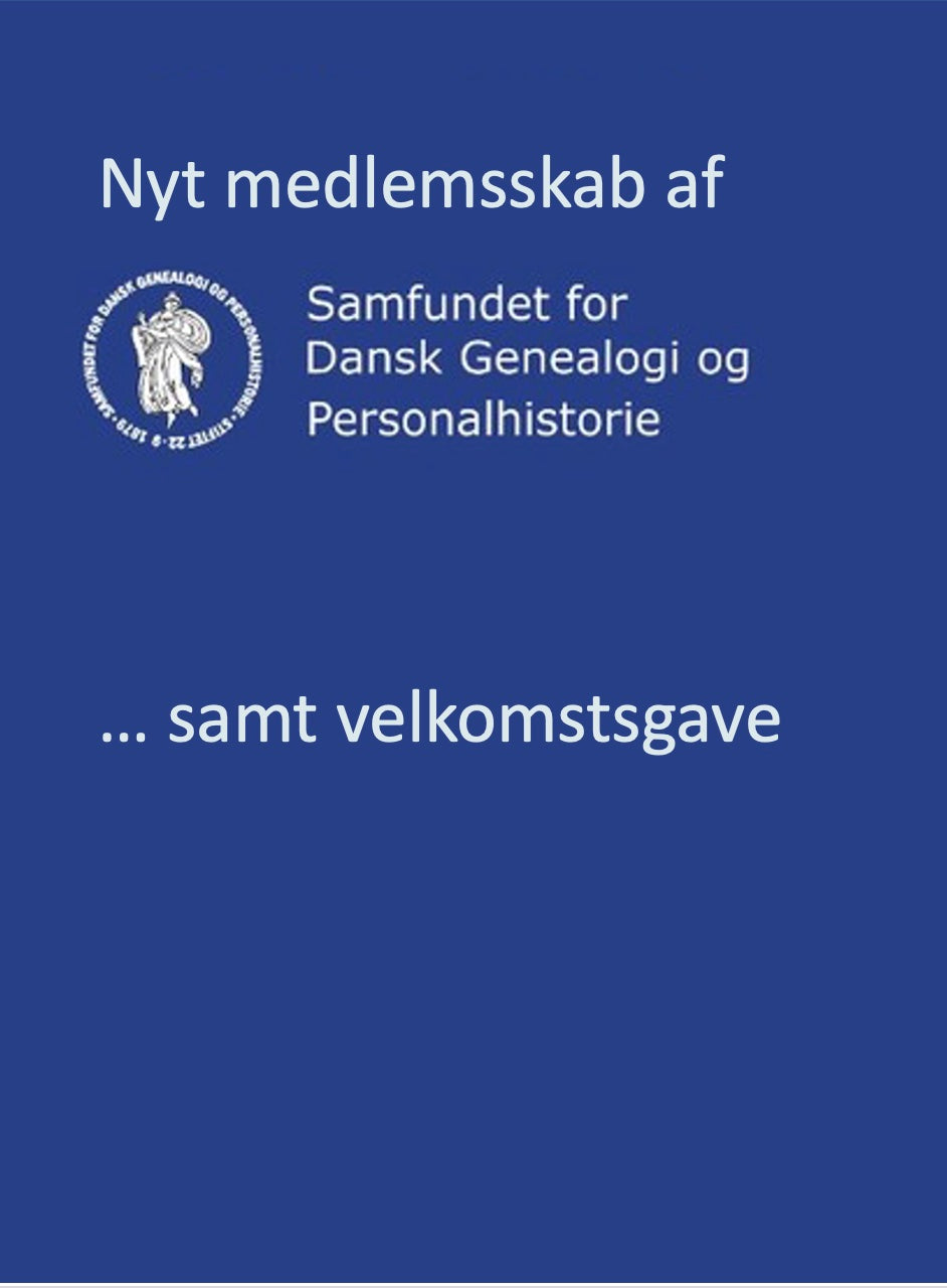 Nyt medlemskab + velkomstgave (årbog)