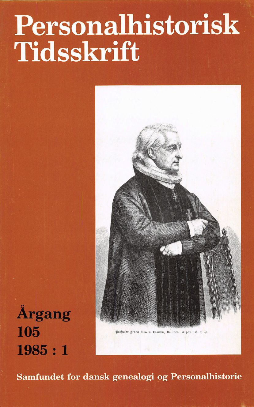 Personalhistorisk Tidsskrift 1985:1