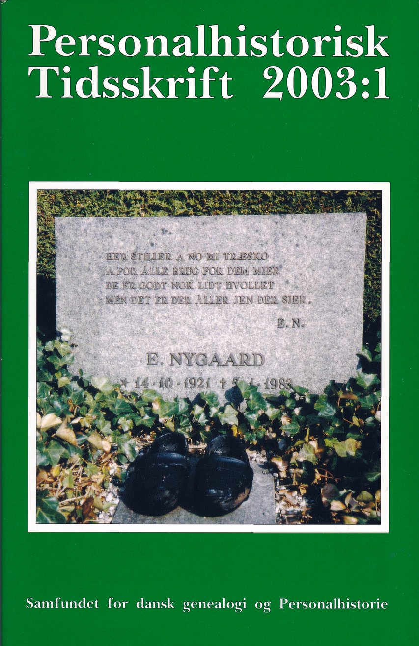 Personalhistorisk Tidsskrift 2003:1